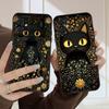 Flower Cat Black For Moto Edge 40 50 Neo 5G E 14 15 G04 G05 4G G24 G34 G35 G54 POWER G55 G75 G84 85 silicone soft phone case