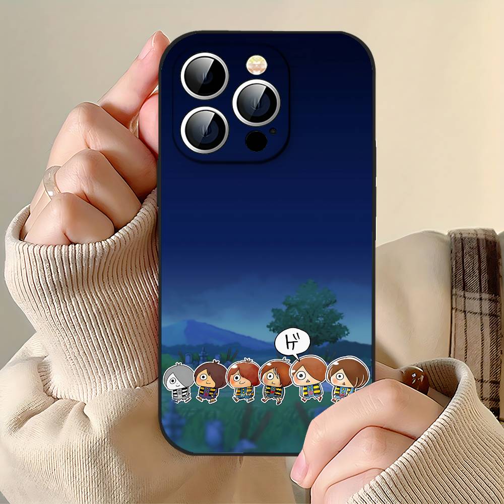 Чехол для телефона G-Gegege No Kitaro из комиксов для iPhone 17 Pro 15 13 14 16 11 12 Pro Max Plus XR XS X SE Матовый Мягкий Funda Силиконовый Чехол