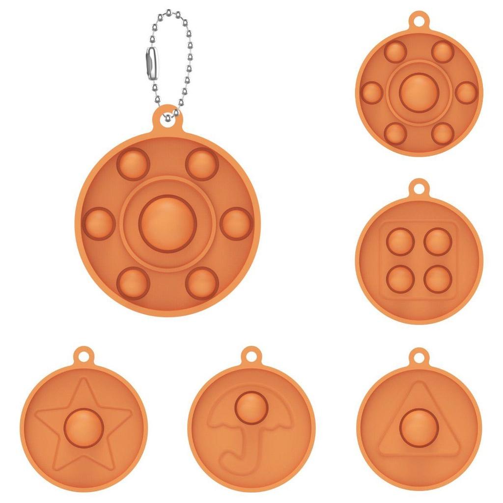 Игра Кальмар Поп Игра Простой Пупырка Попит Нажимной Пузырь Брелок Подвеска Игрушки