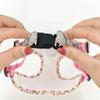 Floral Print Puppy Medium Dog Harnesses and Leash Set Reflective Pet Harness Vest for Small Dogs French Bulldog Shiba Inu Leads