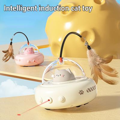 Автоматические игрушки для кошек, интерактивные, умные, дразнящие, светодиодные, лазерные, для домашних кошек, аксессуары для игрушек, ручная электронная игрушка для кошек для собак