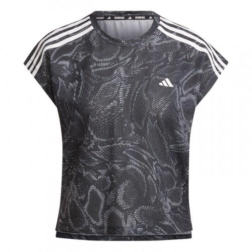 Adidas Womens/Ladies Snake Print Aeroready Running T-Shirt