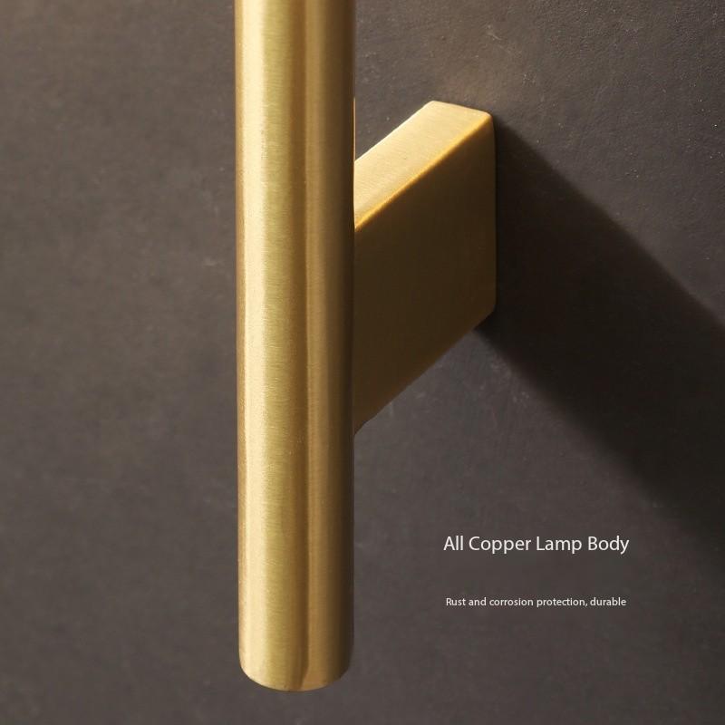 Медный хрустальный настенный светильник LED Nordic luxury living TV настенное украшение для интерьера настенное бра креативные настенные светильники для спальни