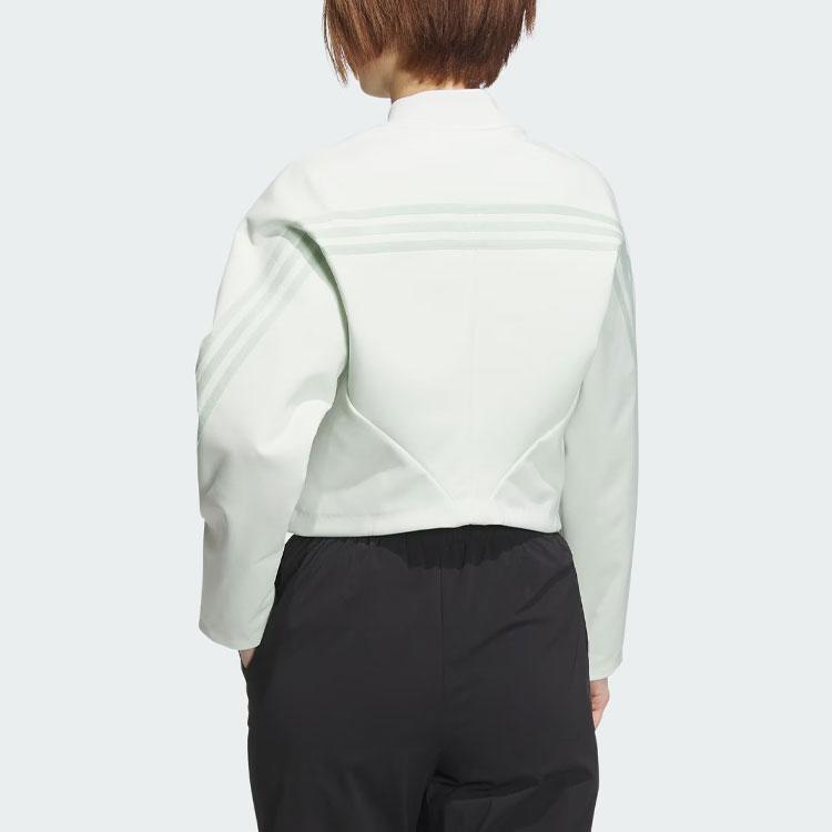 Adidas Куртка Samuel Gui Yang Collaboration от X Samuel Gui Yang с застежкой на пуговицы и коротким дизайном Женская верхняя одежда льняно-зеленый JF6665