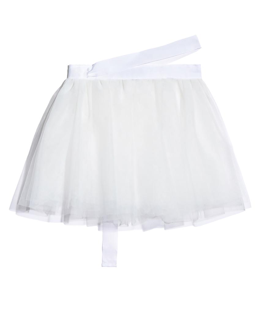 Peace Maker Ts Layered Sha Skirt (White)