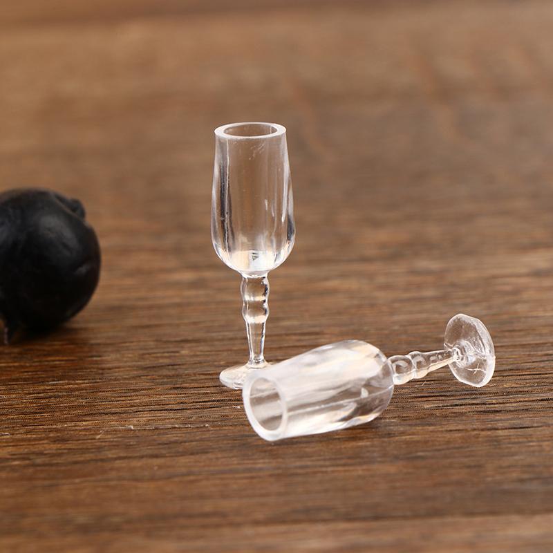 Набор из 6 чашек, бокал для сока, бокал для красного вина для кукольного дома, кухни