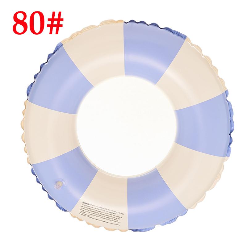 Летнее пляжное полосатое утолщенное кольцо для плавания, детское кольцо для плавания в водных видах спорта, плавающее кольцо для взрослых с вишней, спасательный круг для бассейна