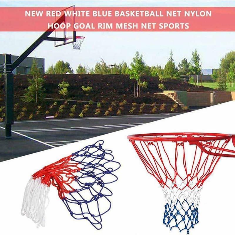 Standard Basketball Net Nylon Hoop Goal Standard Rim For Basketball Stands