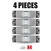 2/4/10pcs 4 LED Side Marker Lights Clearance Lamps Indicator Lamp Signal Light  For Truck Trailer Van Pickup Boat 12V 24V