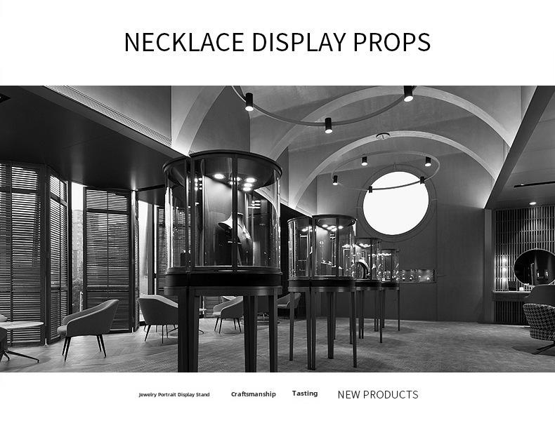 Подставка для ожерелий Digu из микрофибры для ювелирных изделий