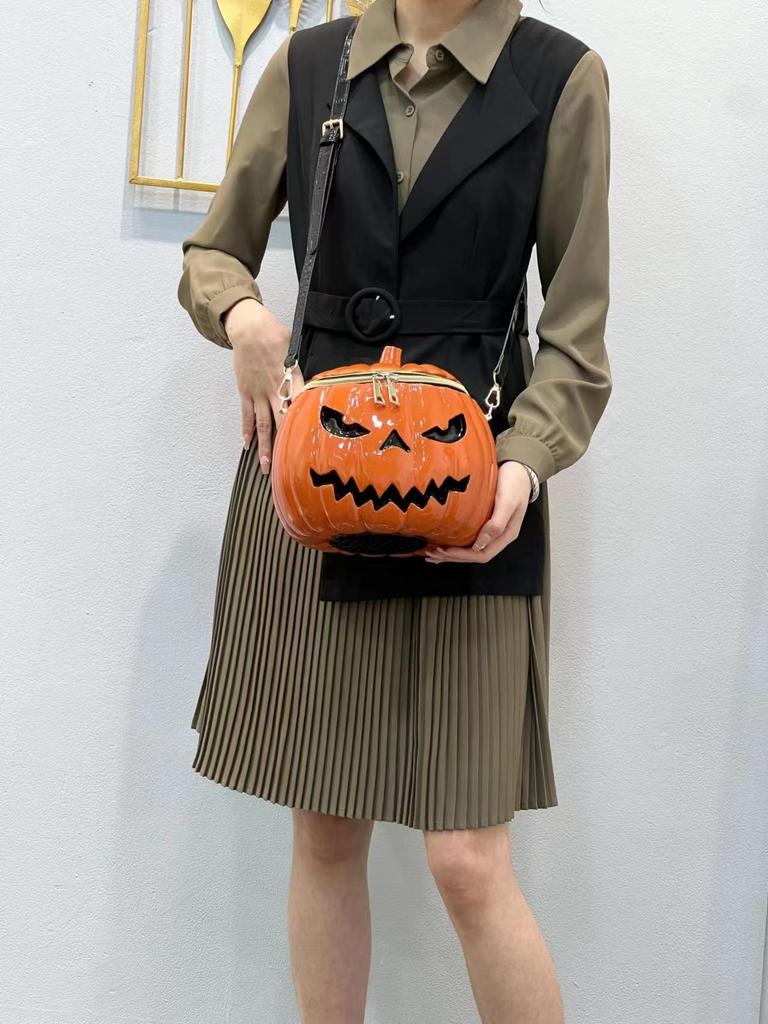 2024 Halloween Ghost Pumpkin Party Shoulder Bag