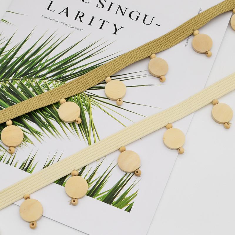 3/6 м подвеска из деревянных бусин в японском стиле с кисточками, бахромой, кружевной отделкой, кромкой, обивкой своими руками, люстрой, скатертью, занавеской, декоративным аксессуаром