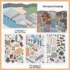 Наклейки PaperMore «Миниатюрный городской пейзаж» - Детский DIY для коллажей в журнале, Весело!