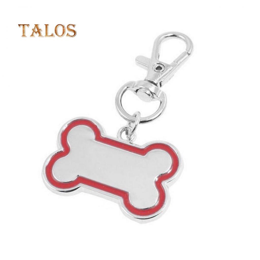 Форма кости, пустое имя телефона, идентификационная бирка для домашнего животного, выгравированный шейный воротник, поводок, подвеска для собак и кошек