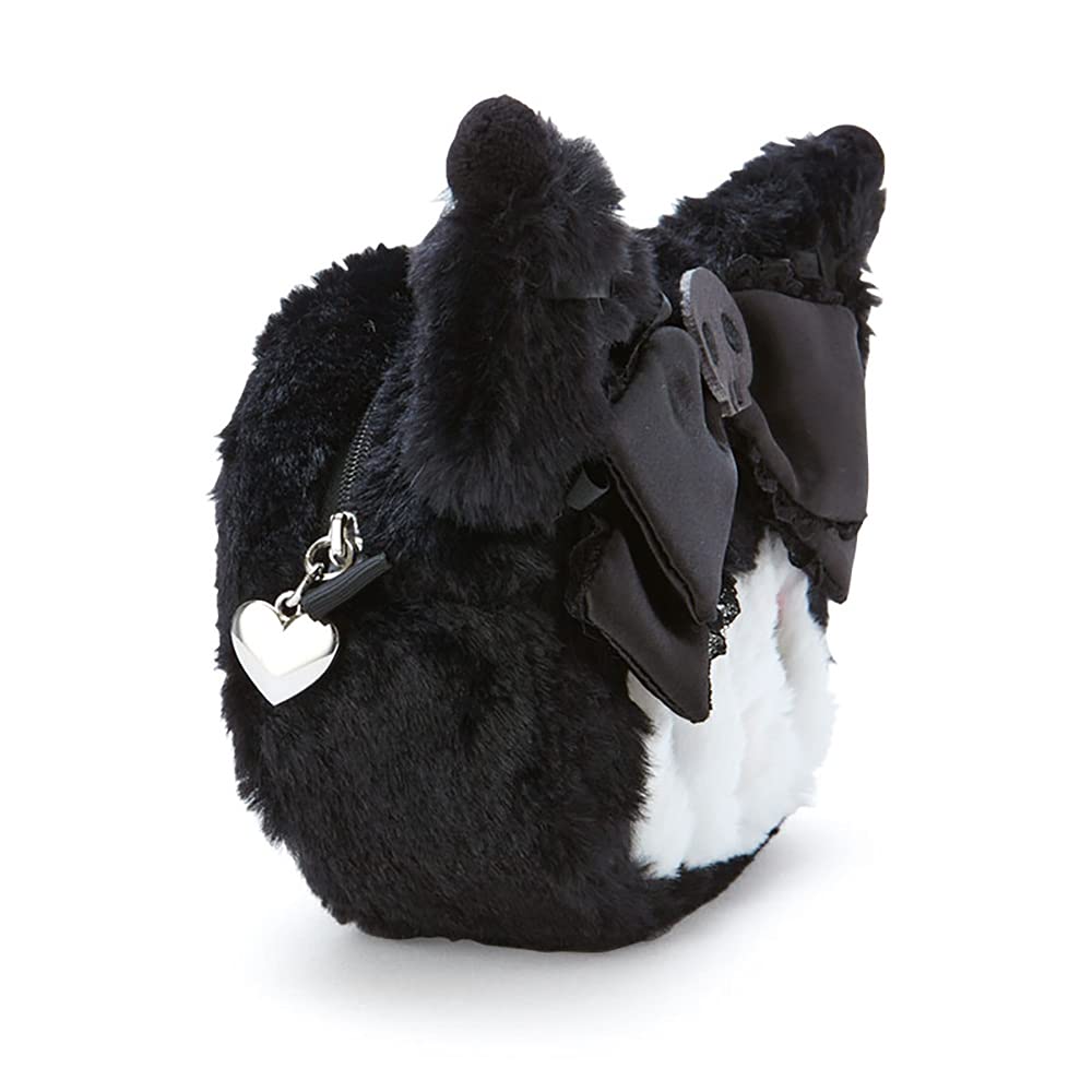 Sanrio Kuromi Face Shaped Pouch 043354 (Midnight Merokuro)
