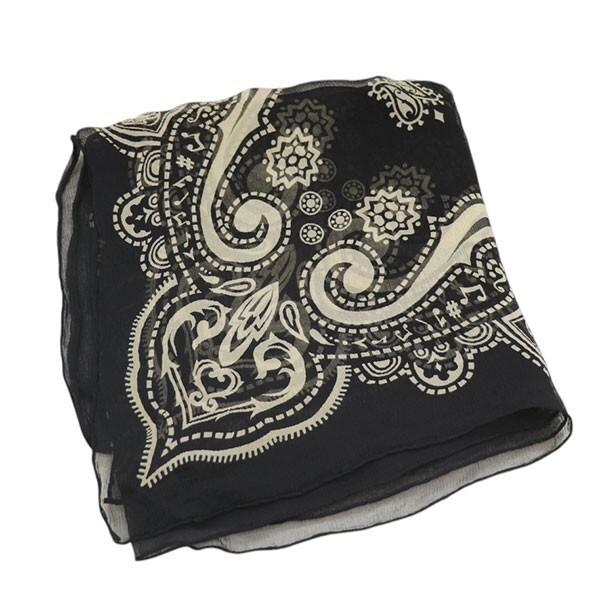 Used NUMBER (N)INE Number Nine Notes Paisley Scarf Stole Bandana 8054000256907