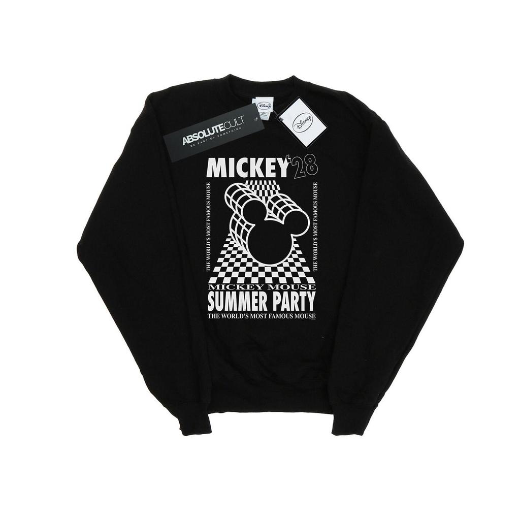 Disney Mens Mickey Mouse Summer Party Sweatshirt