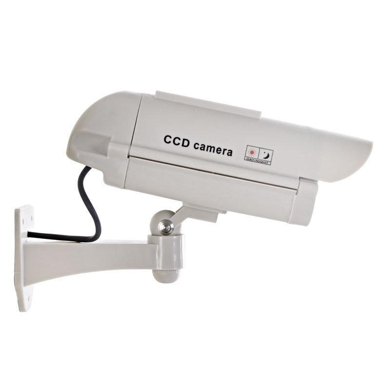 Имитация монитора Солнечная противоугонная имитационная камера Поддельная камера со светодиодной подсветкой