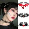 Flowers Halloween Jewelry Bat Women Choker Neck Collar Lace Choker Goth Necklace Gothic Choker