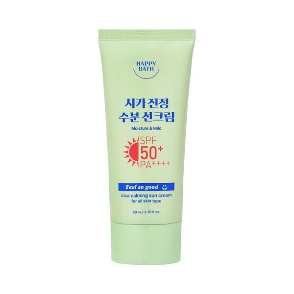 HAPPY BATH Feel So Good Cica Soothing Moisture Sunscreen 80ml SPF50+ PA++++
