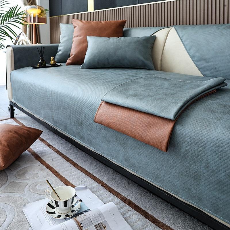 Технологический тканевый чехол для дивана, водонепроницаемый, против царапин для кошек, для собак, детей, коврик для дивана, нескользящий комбинированный диван, полотенце, украшение для дома