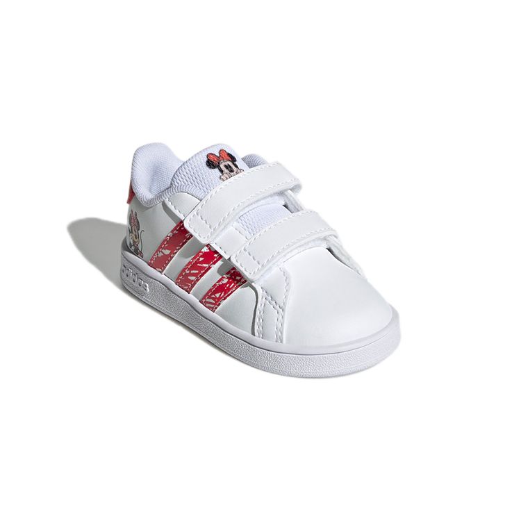 Disney X Adidas Grand Court I Minnie Mouse Baby Sneakers Red Cloud-White Ray-Red GY8011