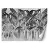 Wallpaper Banana Leaves In Black and White