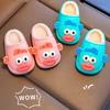 Зимние детские хлопковые тапочки Нескользящие теплые тапочки Домашние детские тапочки Мультяшная рыба-клоун Хлопковая обувь