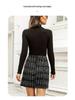 2025 Elegant Houndstooth Short Skirt - Autumn/Winter Fashion