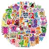 Креативный набор наклеек Numberblocks - 52 шт. для DIY-журнала, чехла для телефона и украшения тетради