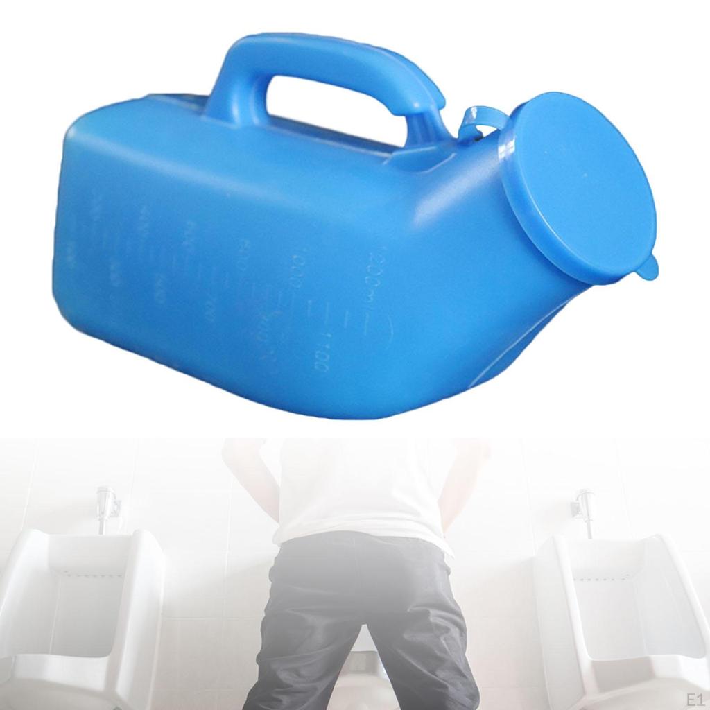 Мужской писсуар с крышкой, 1200 мл, судно для путешественников, пожилых людей с ограниченными возможностями