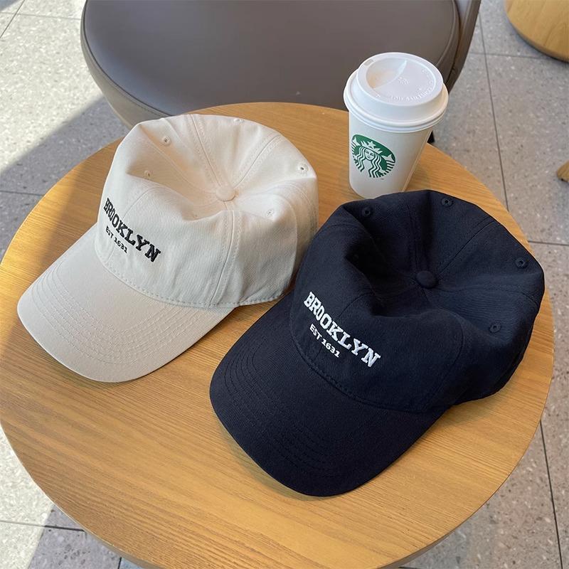 Свободная вышитая бейсболка, углубляющая и расширяющая лицо, шляпа от солнца для женщин