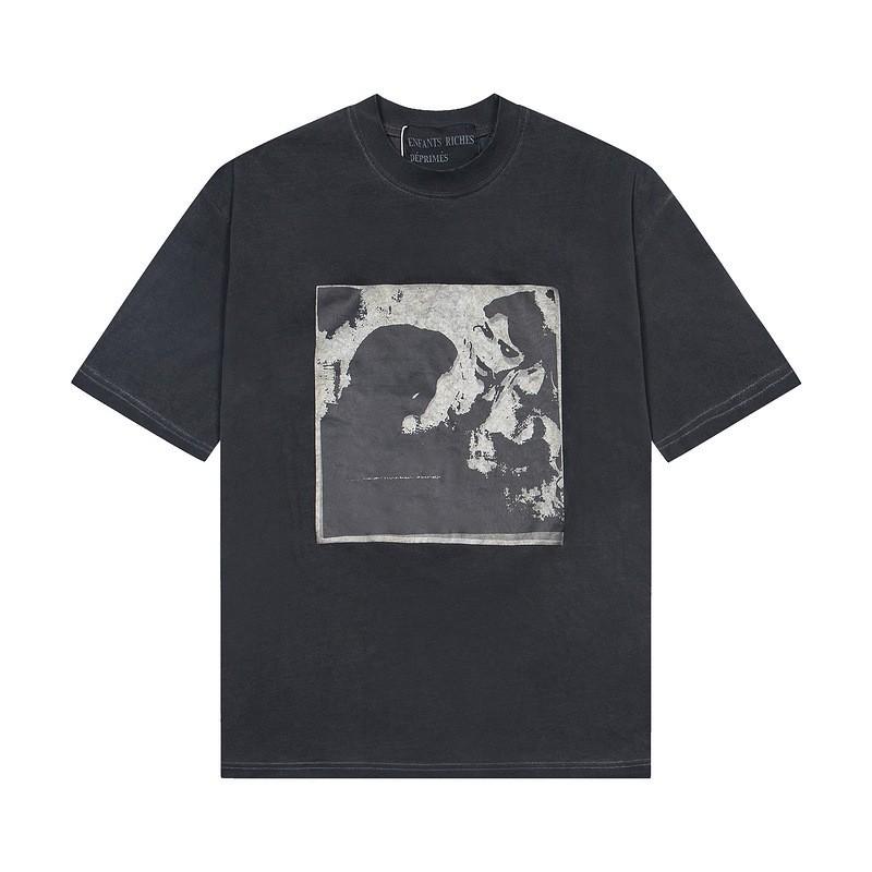 2025 Loose Fit Short Sleeve T-Shirt Men Women Cartoon Letter Print Casual Top