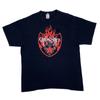 Черная футболка унисекс Anvil Godsmack Spellout с альтернативной графикой в стиле ню-метал