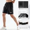 Li-Ning Быстросохнущие дышащие повседневные шорты для бега и тренировок унисекс, черные AKST761-1