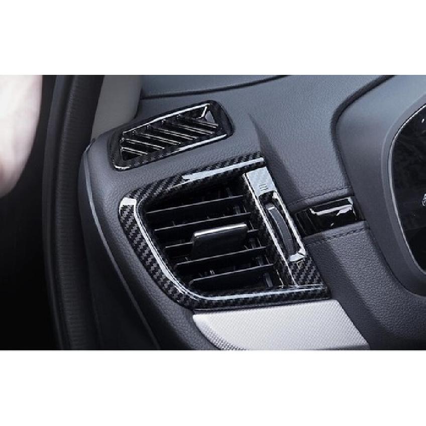 FOR HONDA CR-V CRV 2017- Dashboard Air Vent Cover Trim Carbon fiber look 4X