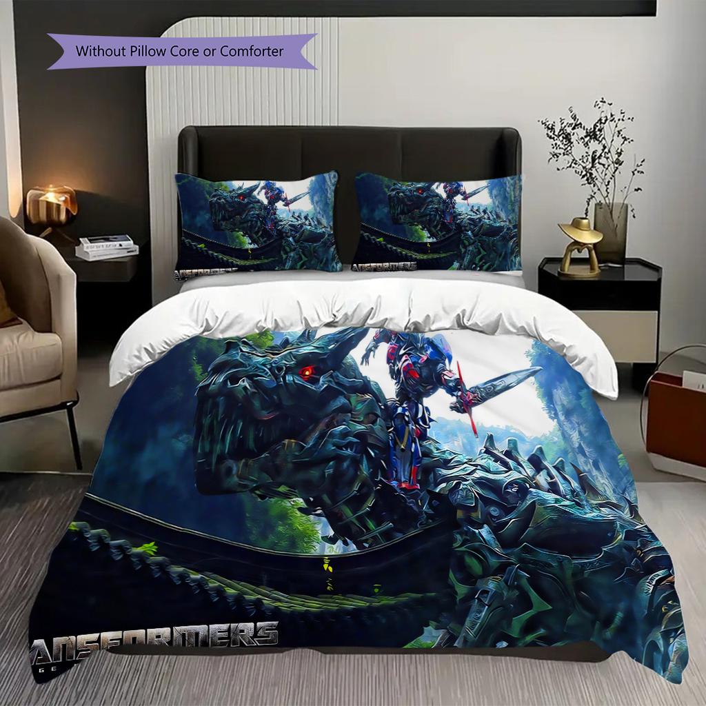Transformers Matrix Leadership Bedding (1 * duvet cover + 2 * pillowcase, without core) 2D Flat Bedding set Duvet cover and pillowcase