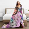 G-Gabby’s Dollhouseds Plush Blanket Boy Girl  Flannel Bedding Throws For Couch Bed Super Warm Custom DIY Quality Bedspread Gift