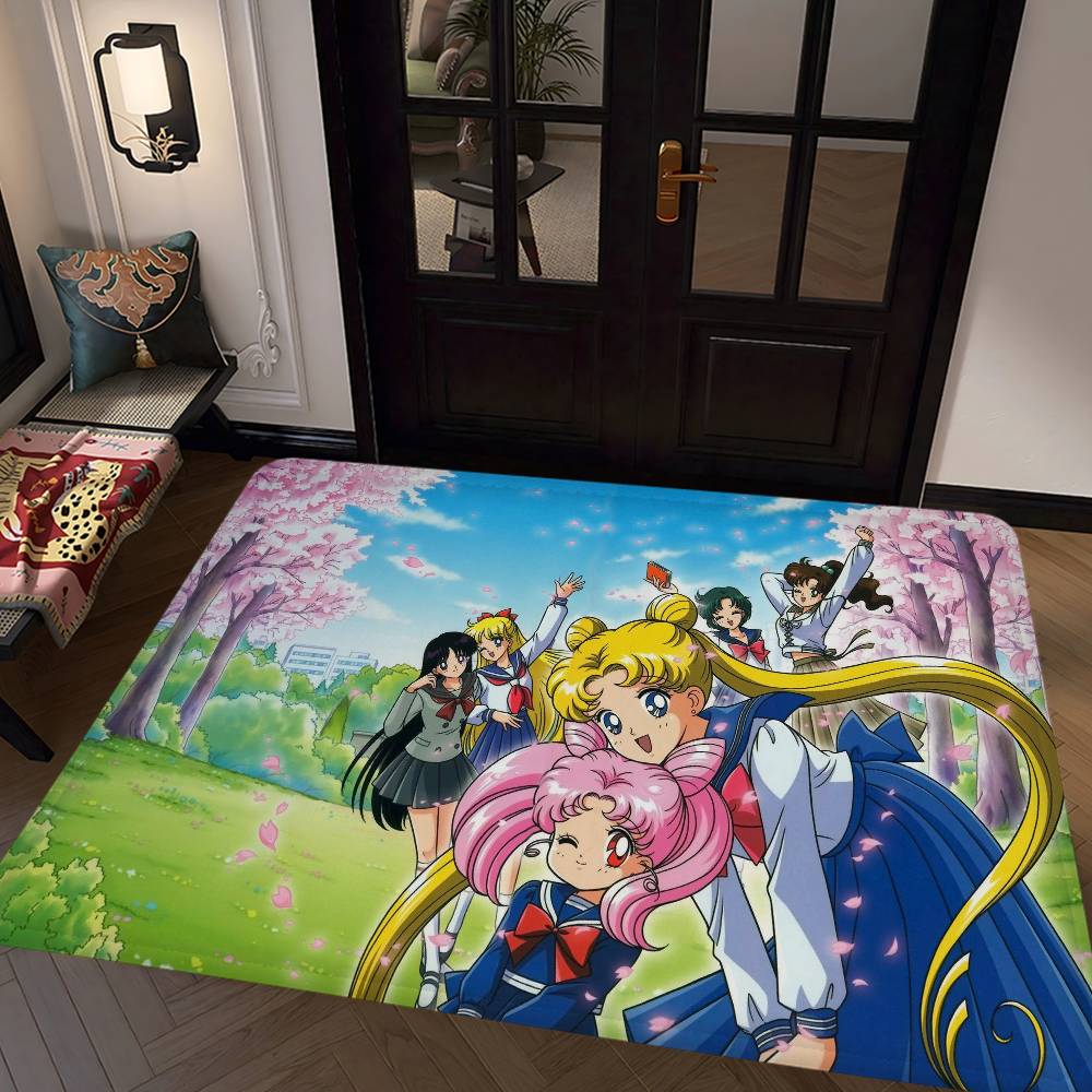 Японский мультфильм S-Sailores-Moon Коврик для пола Скандинавский стиль Домашний придверный коврик Коврики для ванной-туалета Коврик для декора спальни Отеля