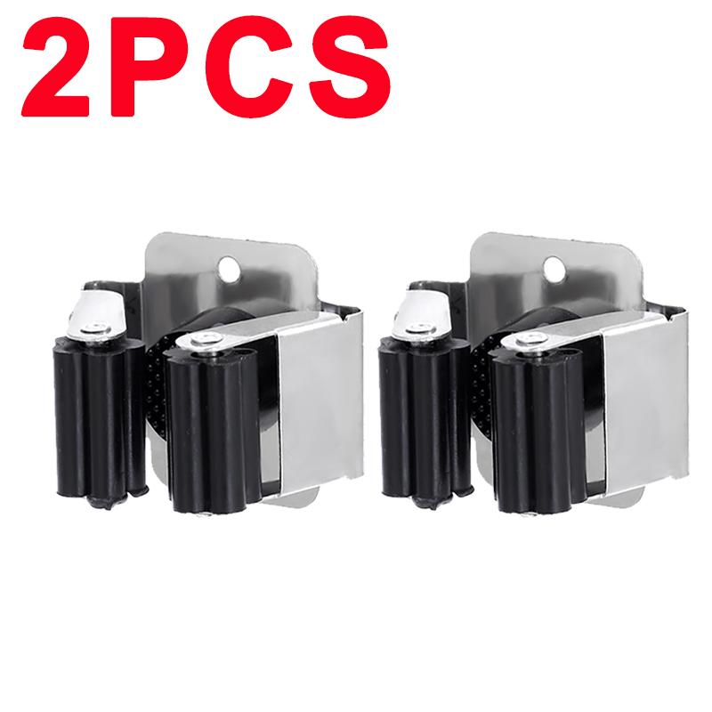 5/1 шт. самоклеящиеся зажимы для держателя швабры из нержавеющей стали, держатель для швабры с винтом, полка для органайзера для кухни и ванной комнаты