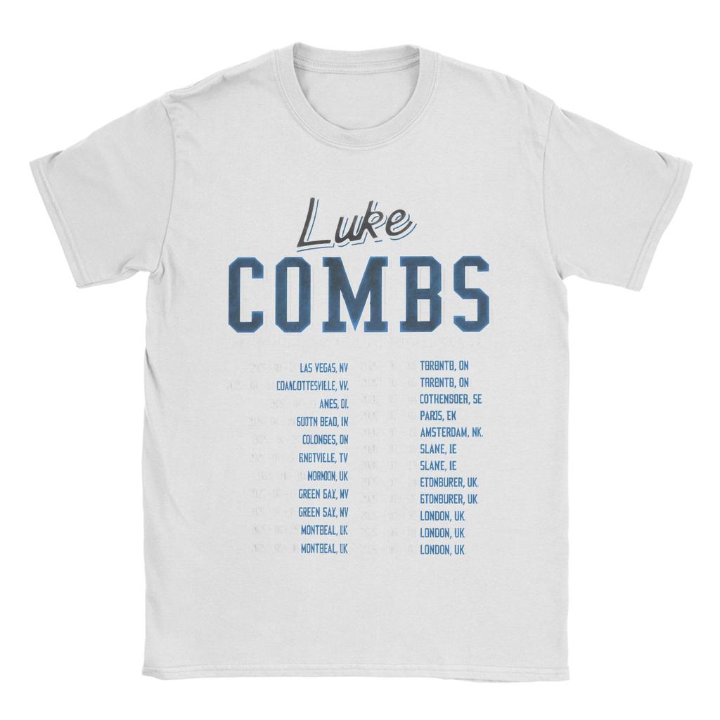 Футболка Luke Combs My Kinda Saturday Night Tour Летняя YK Смешные Футболки Чистый Хлопок Харадзюку Футболка Для Унисекс Одежда С Рисунком