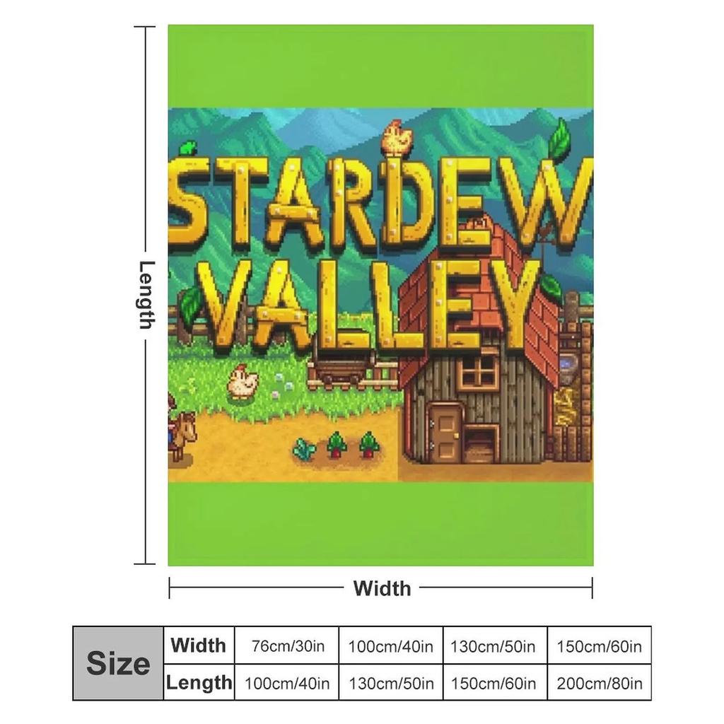 Плед Stardew Valley Универсальный Уютный Плед для Всех Случаев