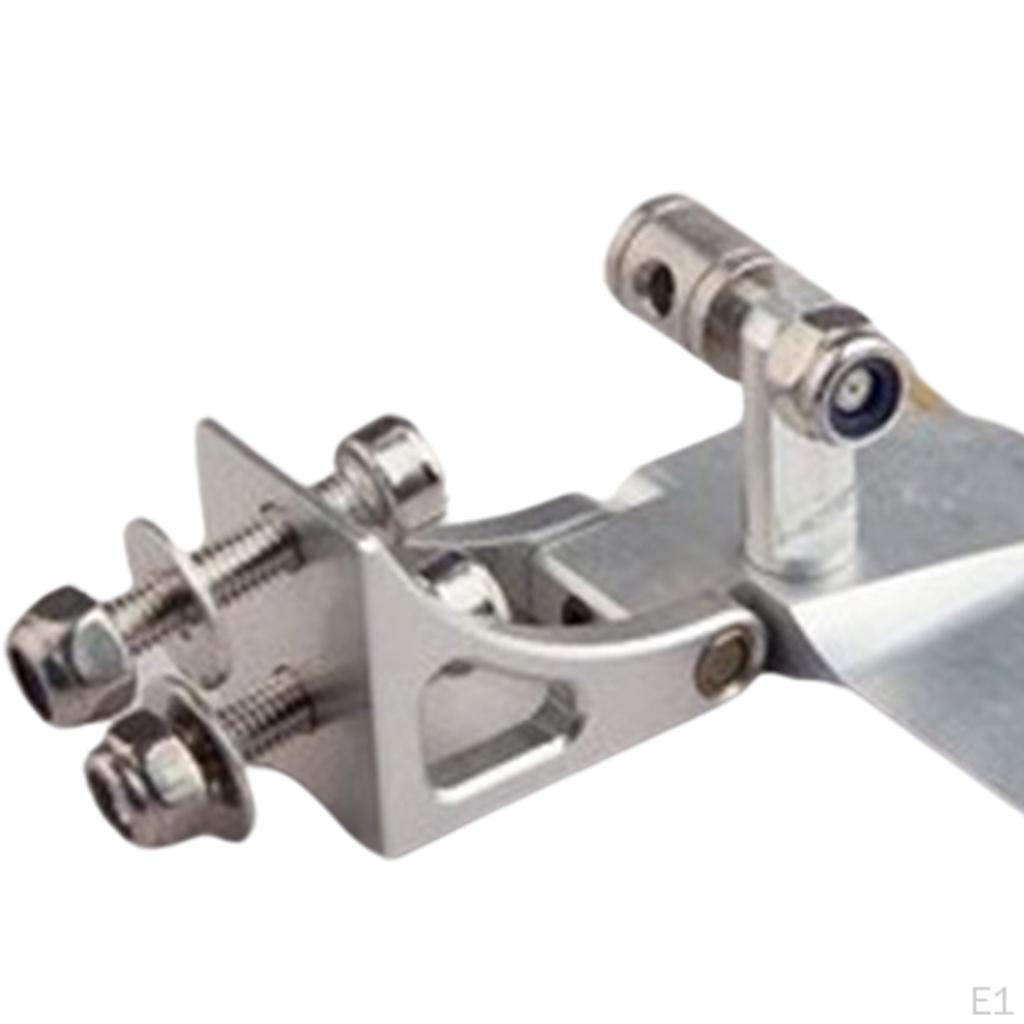 Aluminum Alloy RC Boat 52mm Water Absorbing Rudder Spare Parts Pickup Electric Boats