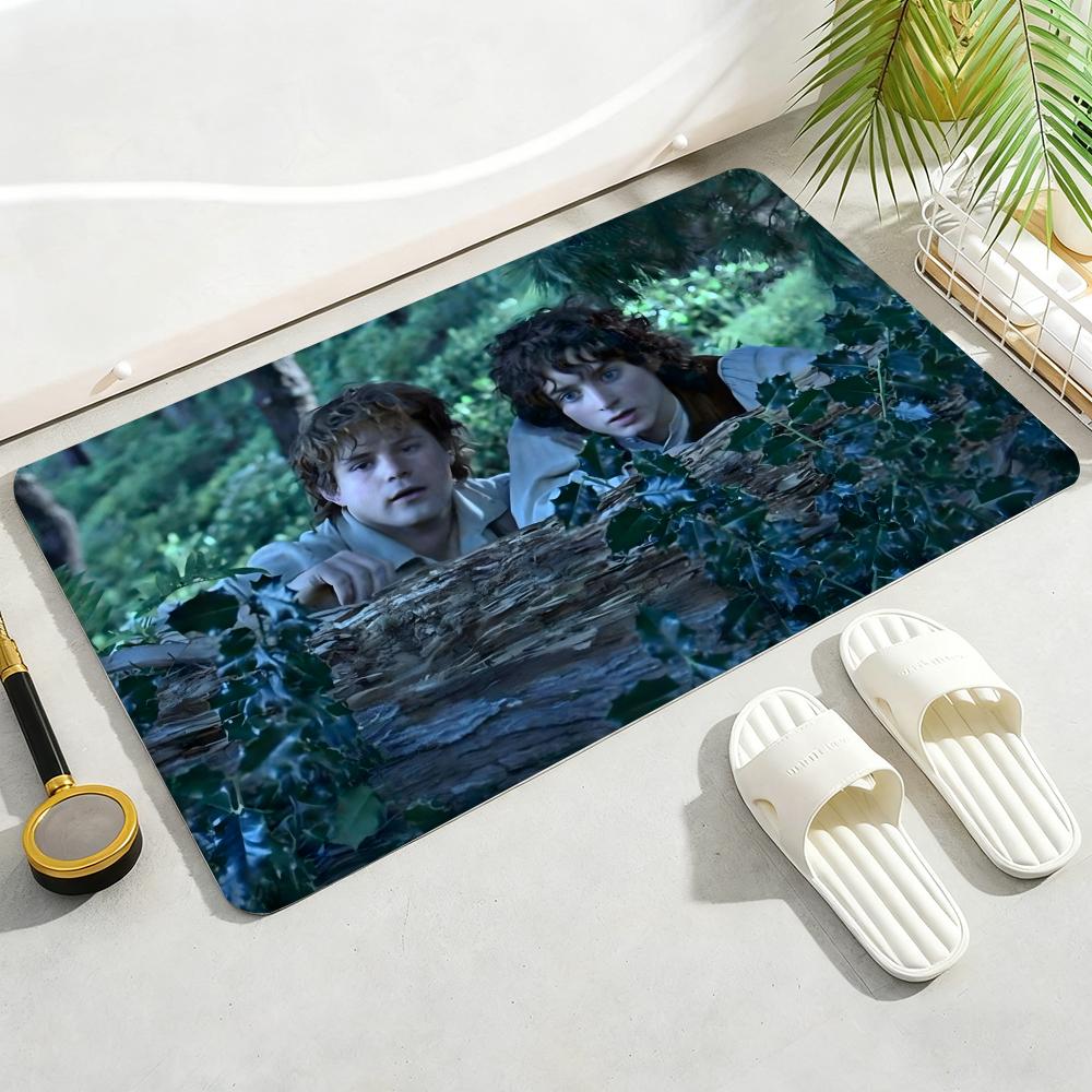 The Lord of the RingS Floor Mat Soft Thickened Non-Slip Door Mat for Living Room Home Decor Flannel Rugs
