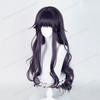 Waguri Kaoruko Косплей Синтетический парик 90 см Длинный Пурпурно-серый Женские волосы Аниме Термостойкие парики