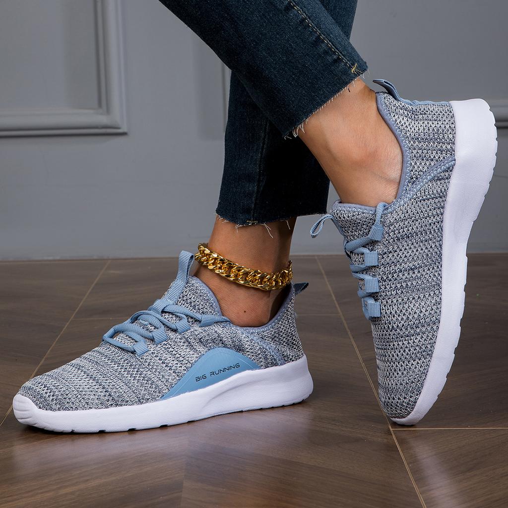 Autumn New  Casual Shoes Lace Up Shoes Lightweight Comfortable Breathable Walking Sneakers Tenis Feminino