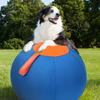 Herding Ball for Dogs Calming Ball with Cover Handle Inflatable Training Ball for Large Breeds Small Medium Dogs Active Play Exercise