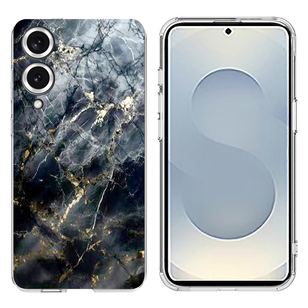 Мягкий ТПУ чехол для Samsung Galaxy S25 Edge с печатью мраморного узора, чехол для телефона