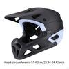 Bike Helmet Bicycle Cycling Gear Breathable with Detachable Chin Pad for Adults Ventilation