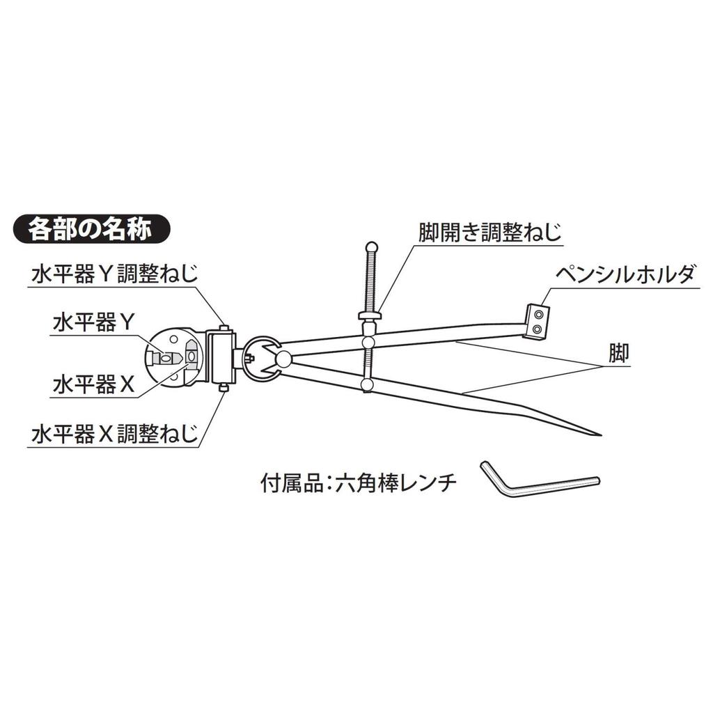 Niigata Seiki SK Сделано в Японии Компас для бревен 200 мм LC-200